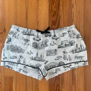 Katie Kime New York Toile PJ Bottoms